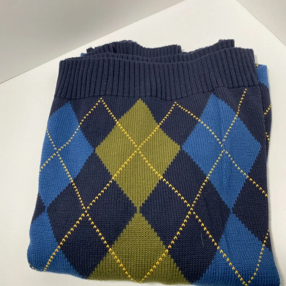 Lands' End Drifter Men's‎ Sweater Long Sleeve Large 42-44 Blue C1